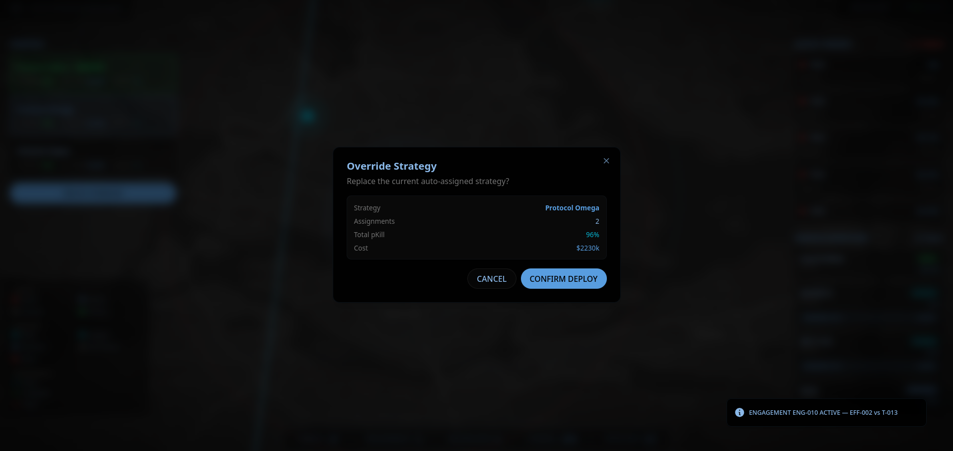 Override strategy interface